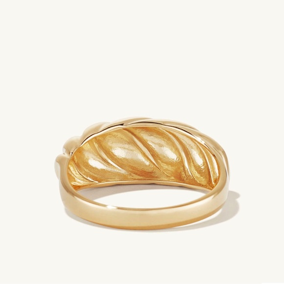 Mejuri Jewelry Mejuri Croissant Dome Ring Poshmark